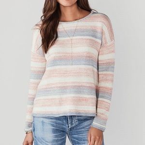 Faherty Multicolor Striped Crew Neck Sweater